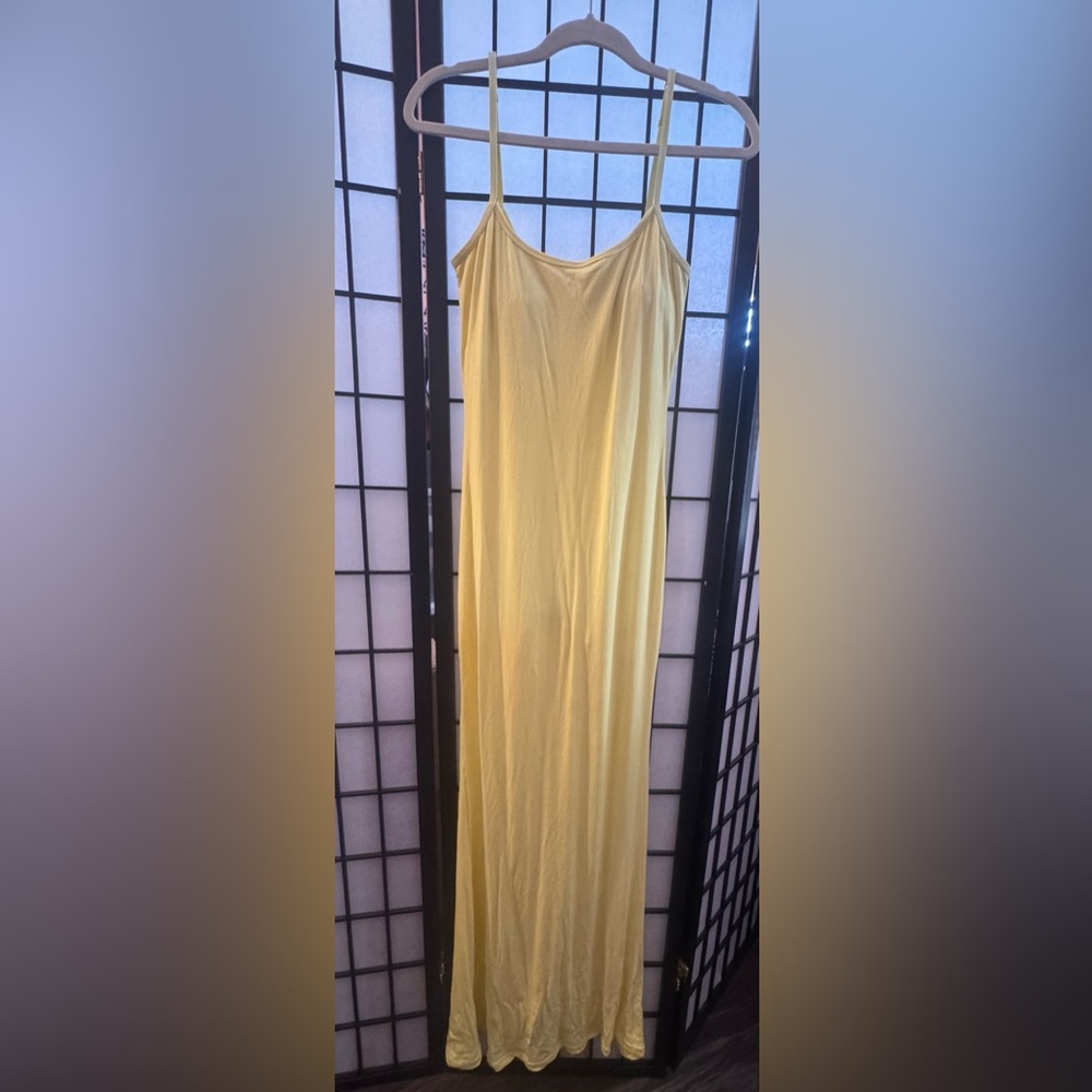Elegant Lime Green Maxi Dress SMALL - Picture 5 of 5